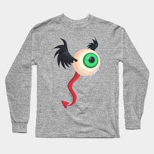 Crying Flying Eyeball Long Sleeve T-Shirt